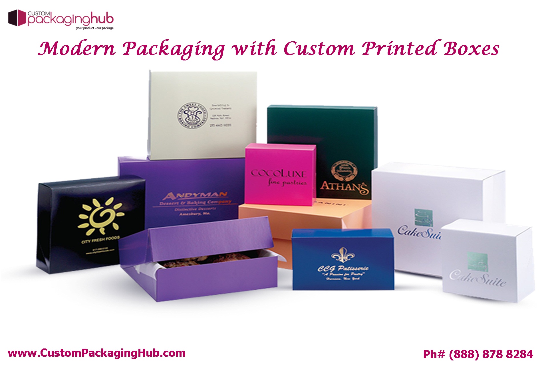 Modern Packaging with Custom Printed Boxes