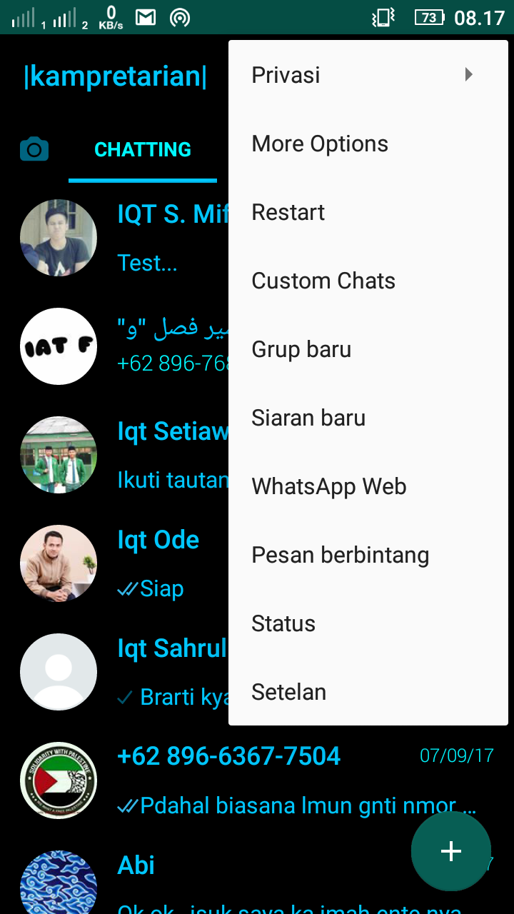 Cara Gampang Ganti Tema WhatsApp (No Root) - JEMPINGANKUTU Cara Gampang Ganti Tema WhatsApp (No Root) - JEMPINGANKUTU