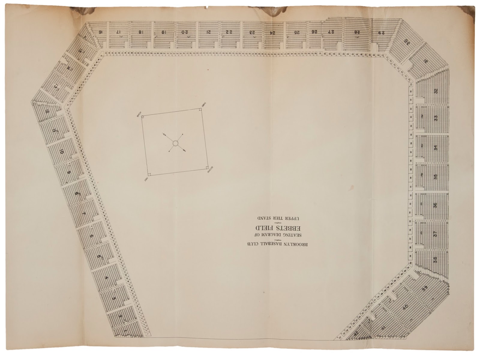 Dodgers Blue Heaven An Ebbets Field Blueprint at Goldin Auctions