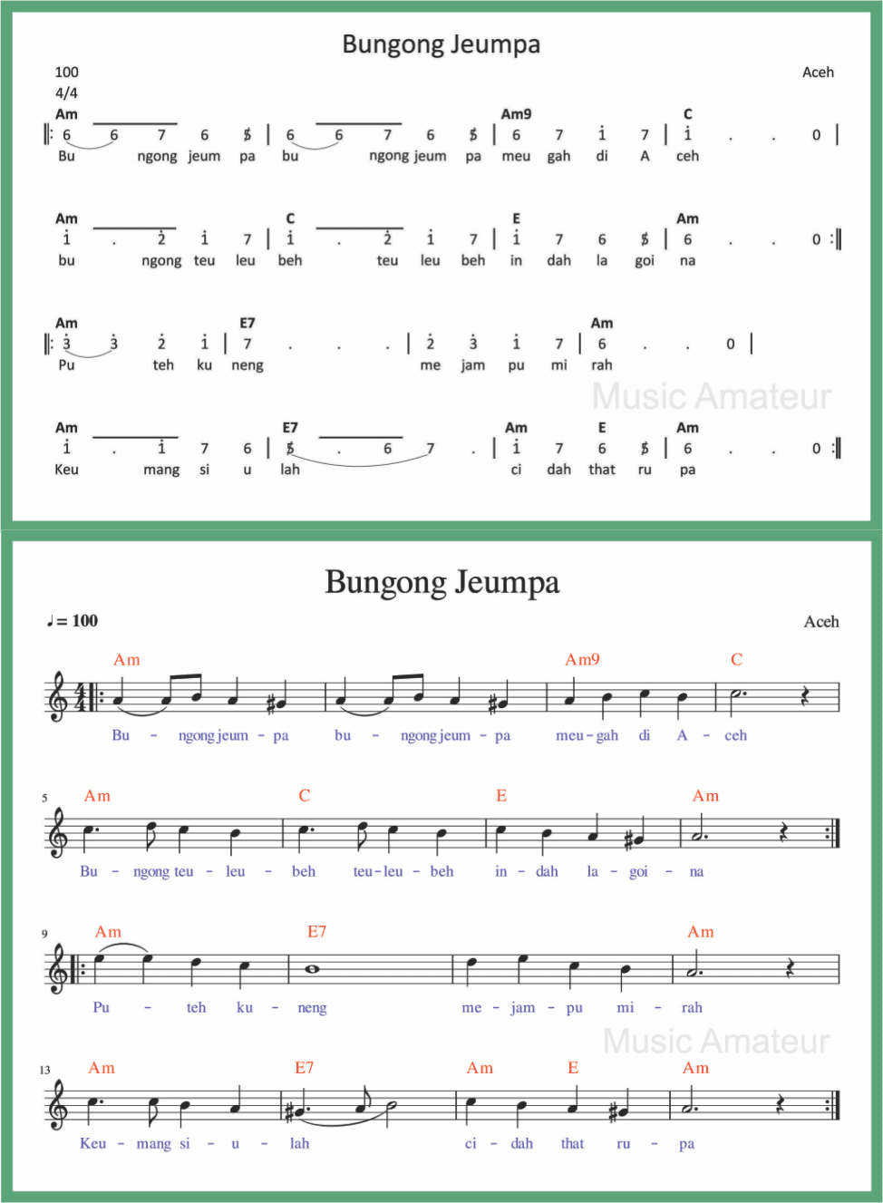 Backing Track 2 Bungong Jeumpa SEPUTAR MUSIK