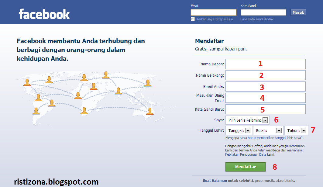  Cara  Membuat  Akun Facebook  MULTI INFO