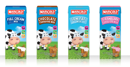 MARIGOLD-UHT Milk Dalam 4 Pilihan Yang Menyihatkan