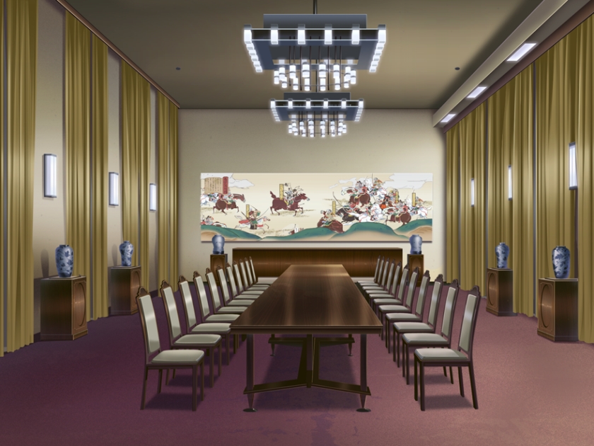 Anime Landscape: Luxury Dining Room (Anime Background)