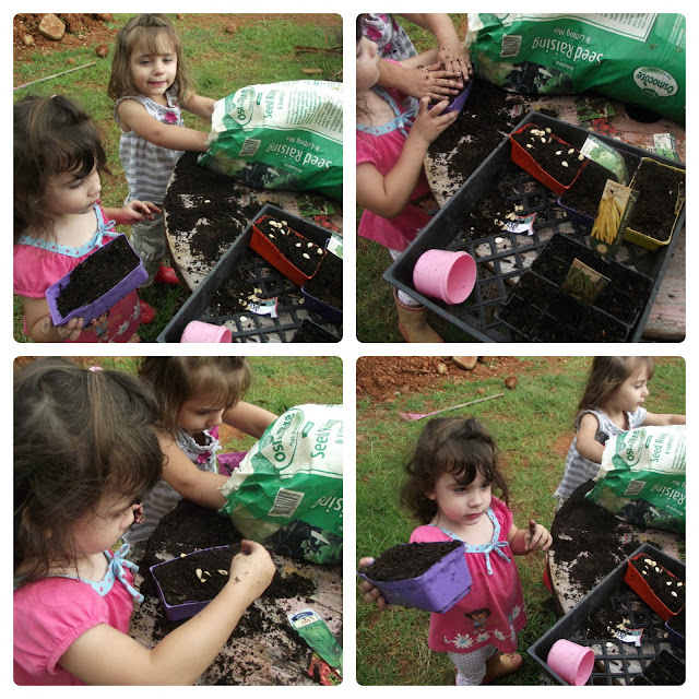 gardening with toddlers outside