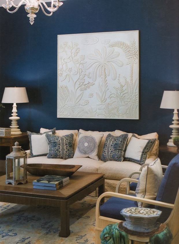 Choosing a color for painting interior walls1 Navy