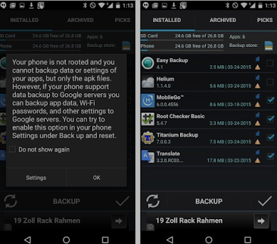 Cara Backup Data Android 6