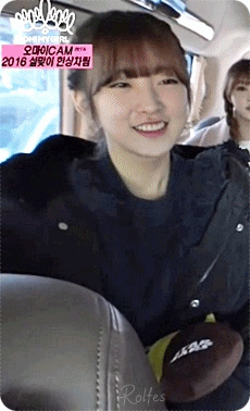 오마이걸 2016년 설맞이 한상차림 아린이 움짤.gif | 인스티즈