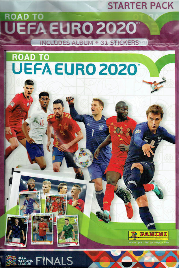 ROAD TO EURO 2020 ...NEW&SEALED XXL CARDS Panini Magazine JUST KICK-IT ! 