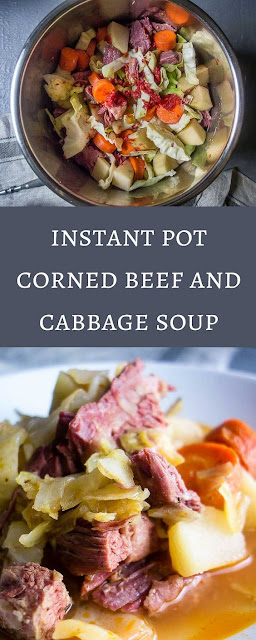 Instant Pot Leftover Corned Beef and Cabbage Soup