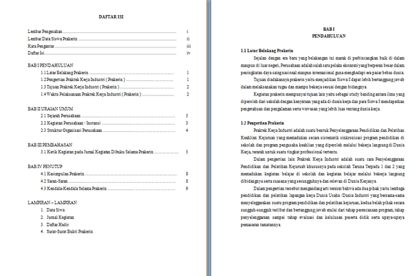 Contoh rumusan masalah untuk laporan prakerin Contoh Makalah Prakerin (Praktek Kerja Industri) Smk
