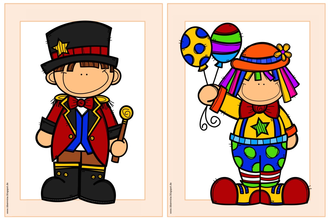 Ideenreise - Blog | Flashcards/Wordcards „At the circus“