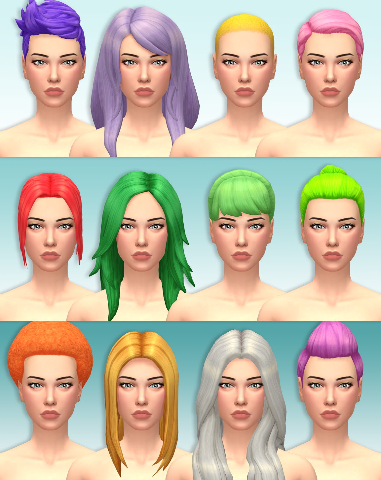 Sims 4 Cc S The Best Ea Hair Recolors By Lotti Die Zweite Vrogue