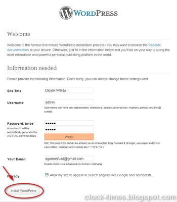 Wordpress Langkah 7