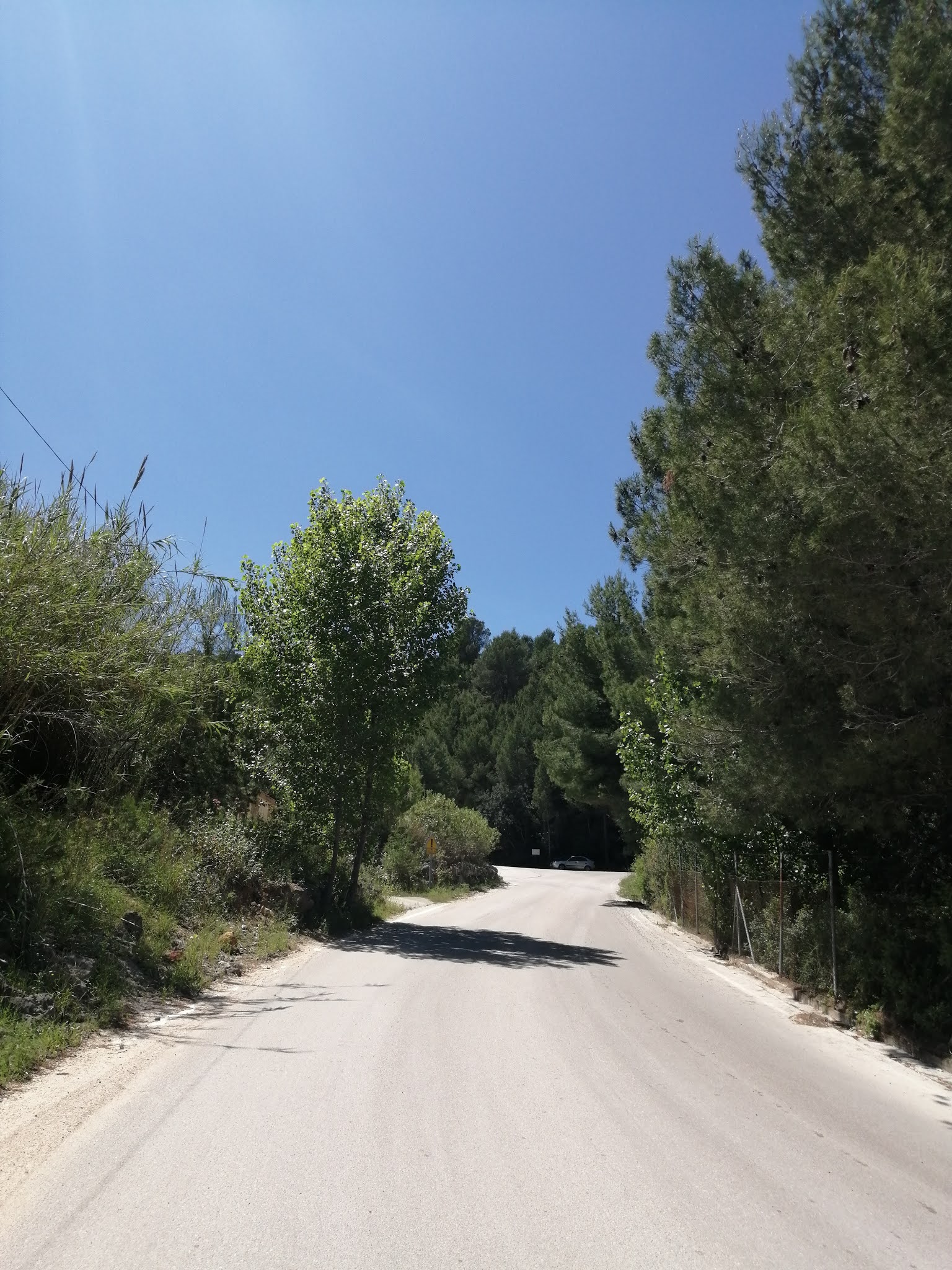 Entrance to the quarry on the climb of la Llacuna, Villalonga, Spain Entrance to the quarry on the climb of la Llacuna, Villalonga, Spain