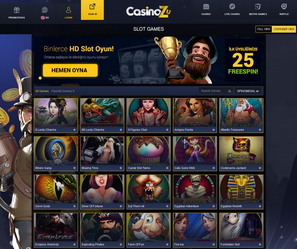 Casinozu Screen
