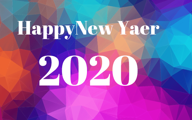 Happy New Year 2020 Photo Happy New Year 2020 Photo