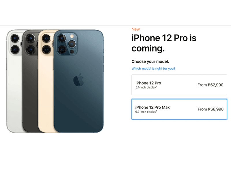 Apple iPhone 12, 12 mini, 12 Pro and 12 Pro Max priced in the Philippines!