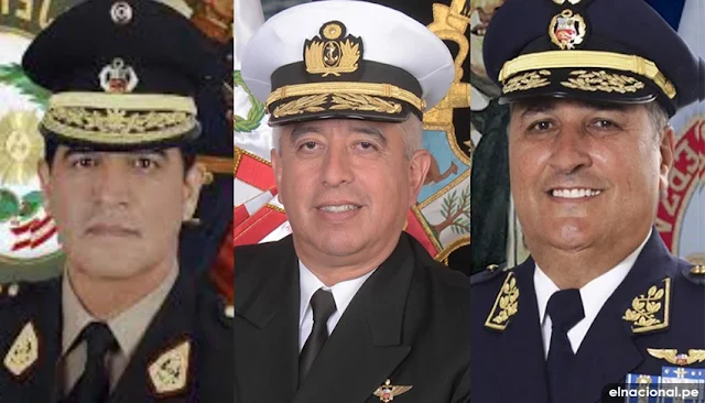 Nuevos Comandantes Generales de las Fuerzas Armadas del Perú