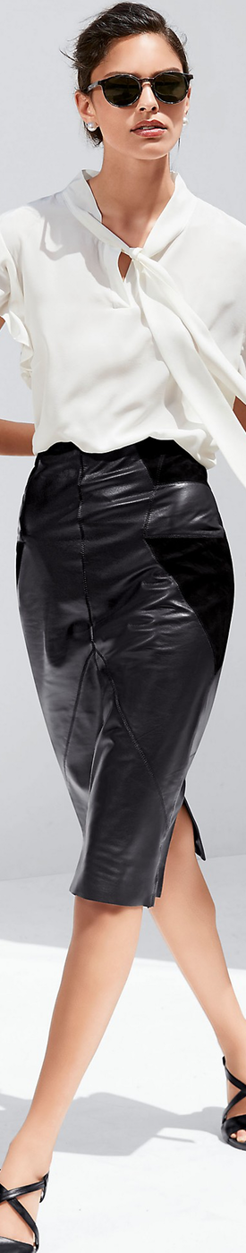 MADELEINE Leather Skirt
