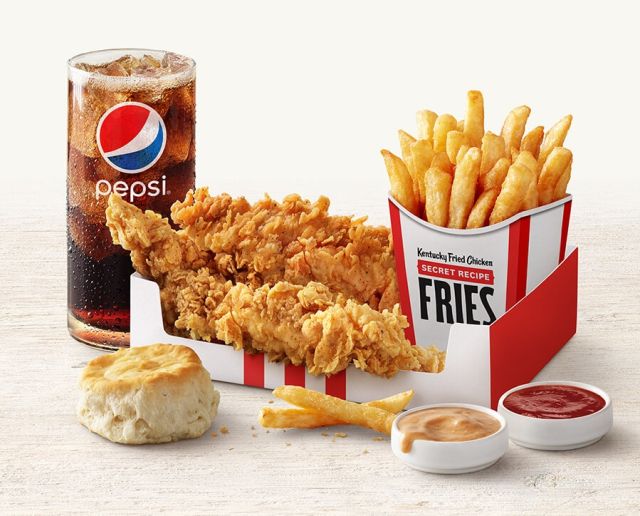 KFC Offers New 5.49 Tenders & Fries Combo