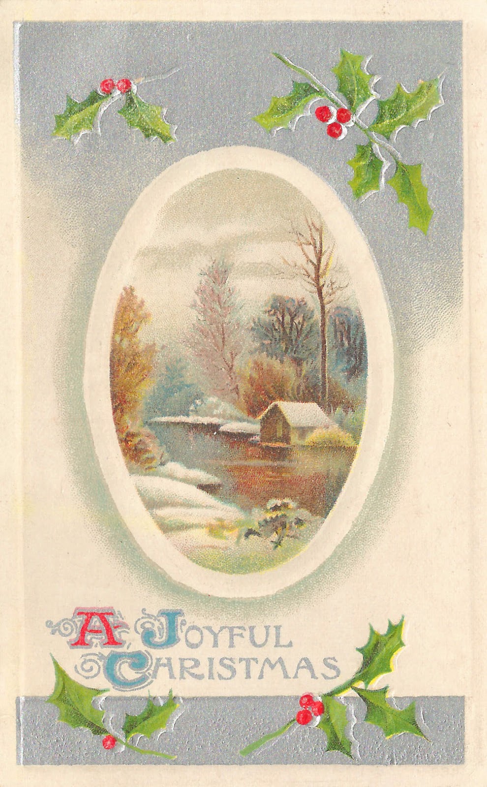 Antique Images: Free Vintage Christmas Printable Label: Vintage ...