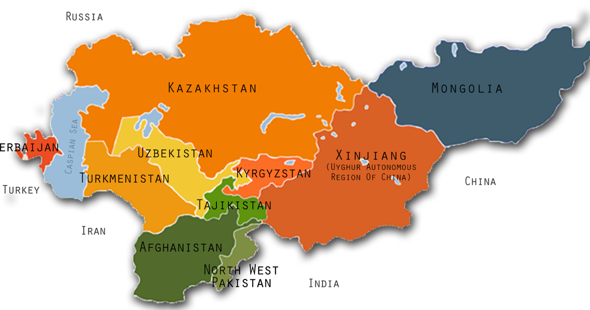 Карта центральной Азии и Монголии. Карта Монголии, Казахстана Монголии. Центральная Азия Монголия. Китай и Казахстан на карте.