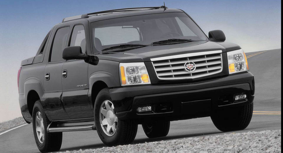 See What Hens When Luxury Brands Make Pickup Trucks Carscoops Cadillac Escalade Ext