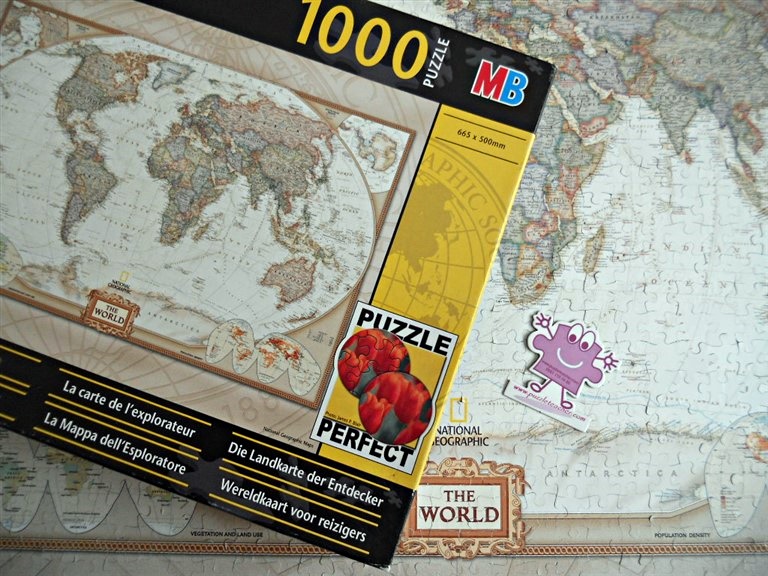MB Puzzle ''Explorer’s Map'' 1000 Parça Puzzle Teacher
