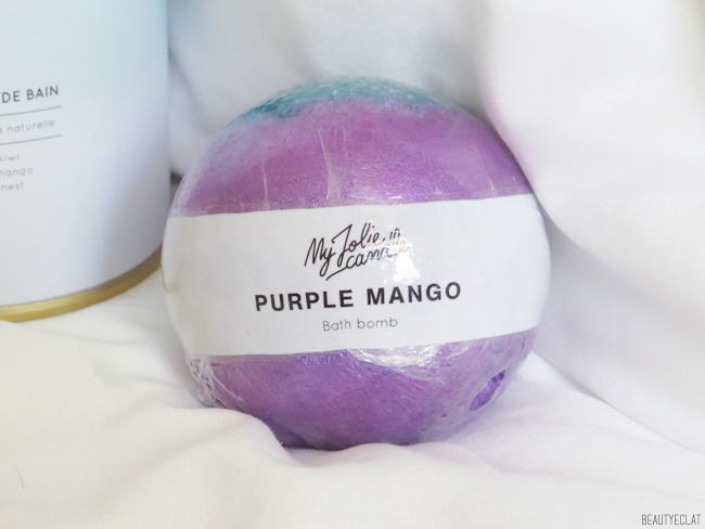 my jolie candle purple mango