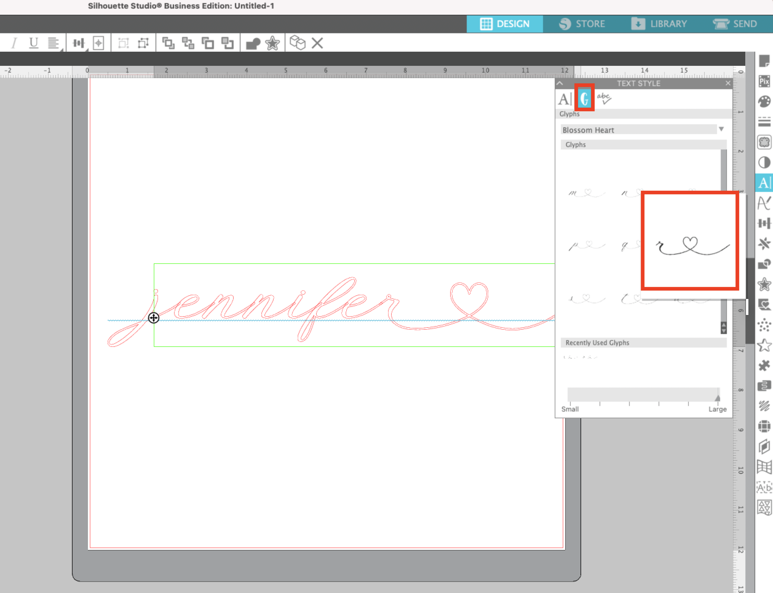 25+ Fonts with Hearts In the Middle (And How to Use Them in Silhouette Studio) Silhouette School