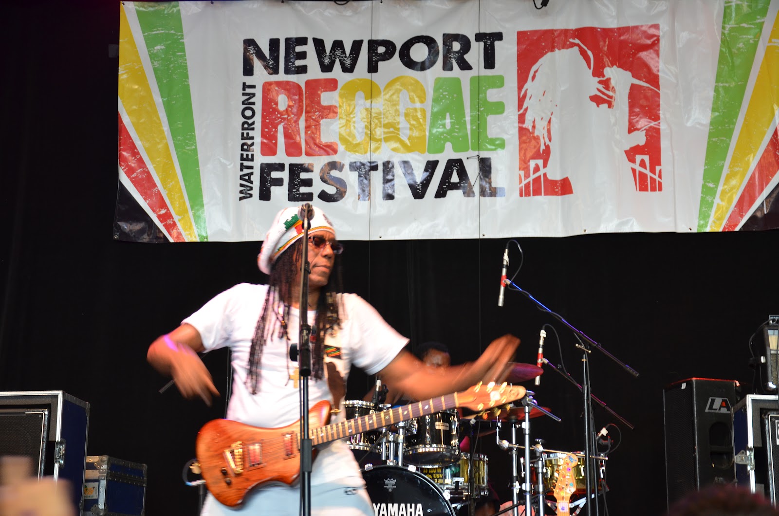 Darkslide Society My Good Friend, Junior Marvin, at Newport Reggae