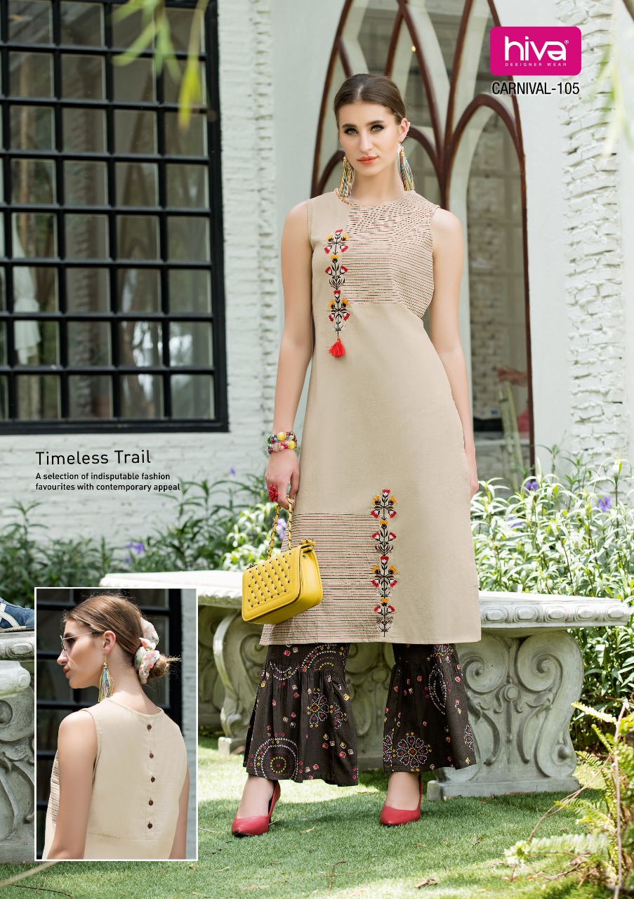 hiva designer wear karisma kurtis