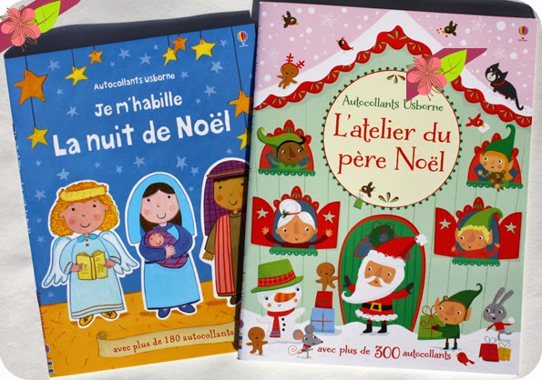 "L’atelier du père Noël" et "Je m’habille : La nuit de Noël" - éditions Usborne