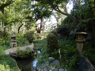 等々力渓谷の日本庭園
