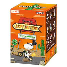 Pop Mart Motorcycle Energy Licensed Series Snoopy The Best Friends Series Figure