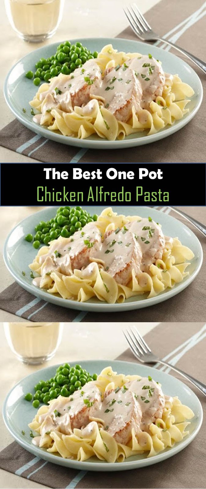 One Pot Chicken Alfredo Pasta