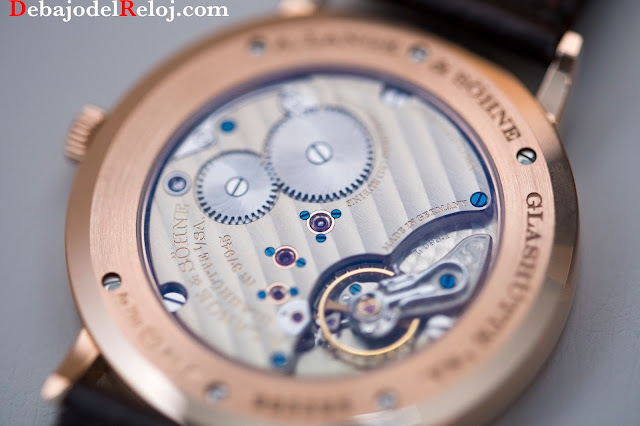 A.Lange & Sonhe Saxonia Thin detalle calibre