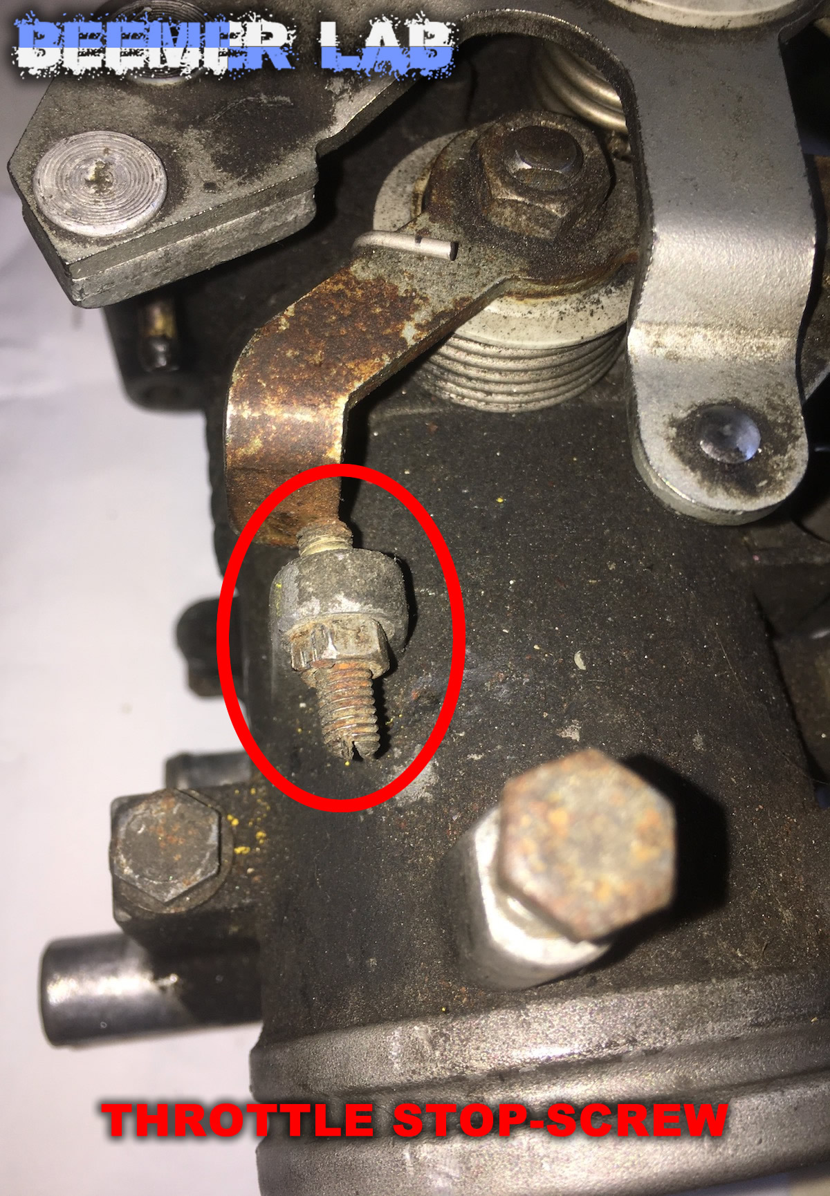 Beemer Lab E30 M40 316i / 318i Adjusting ThrottleBody and Idle Stop