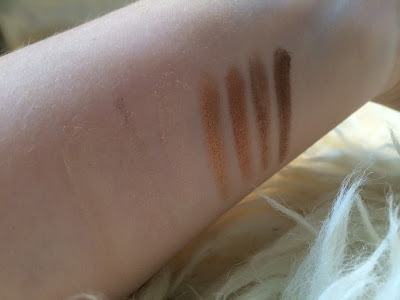 essence bronzing babe eyeshadow palette swatches