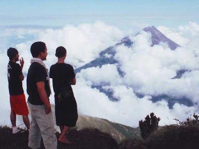 The peak of Merbabu