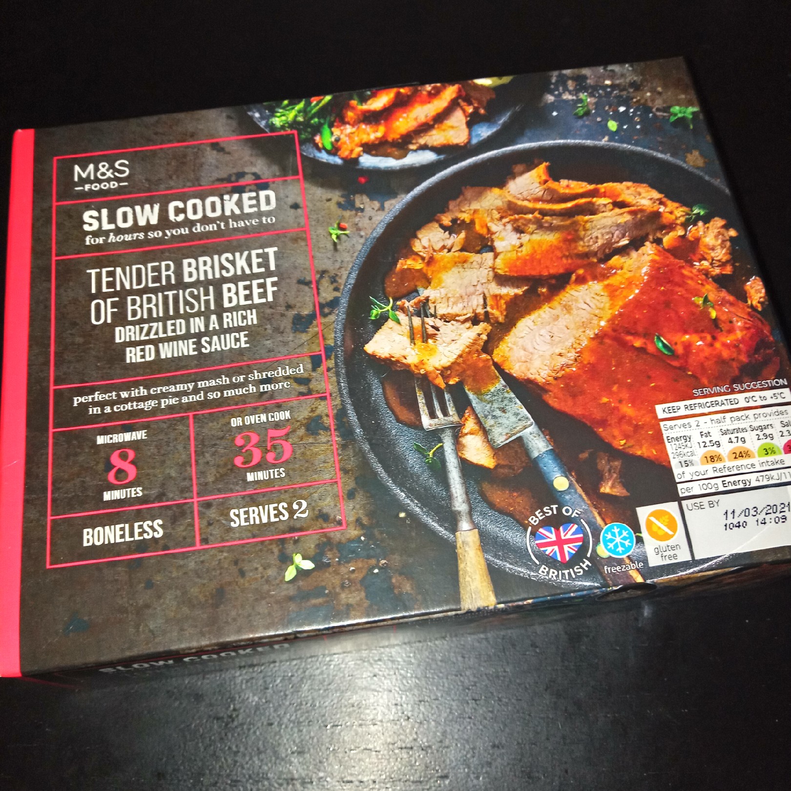 Supersupergirl's Food Reviews M&S Marks Spencer Slow Cooked Brisket of