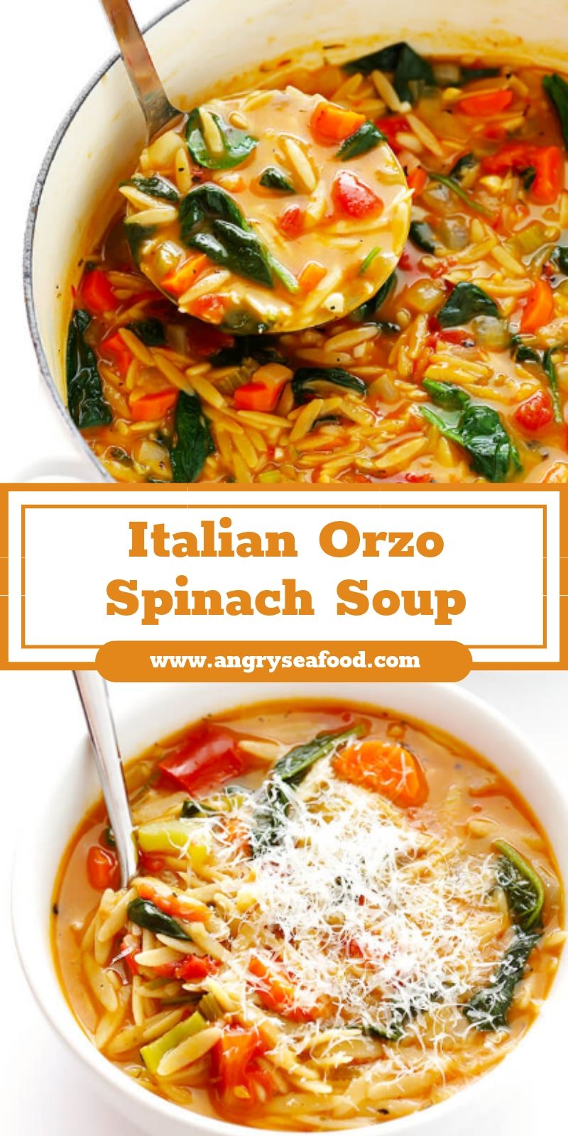 Italian Orzo Spinach Soup Italian Orzo Spinach Soup