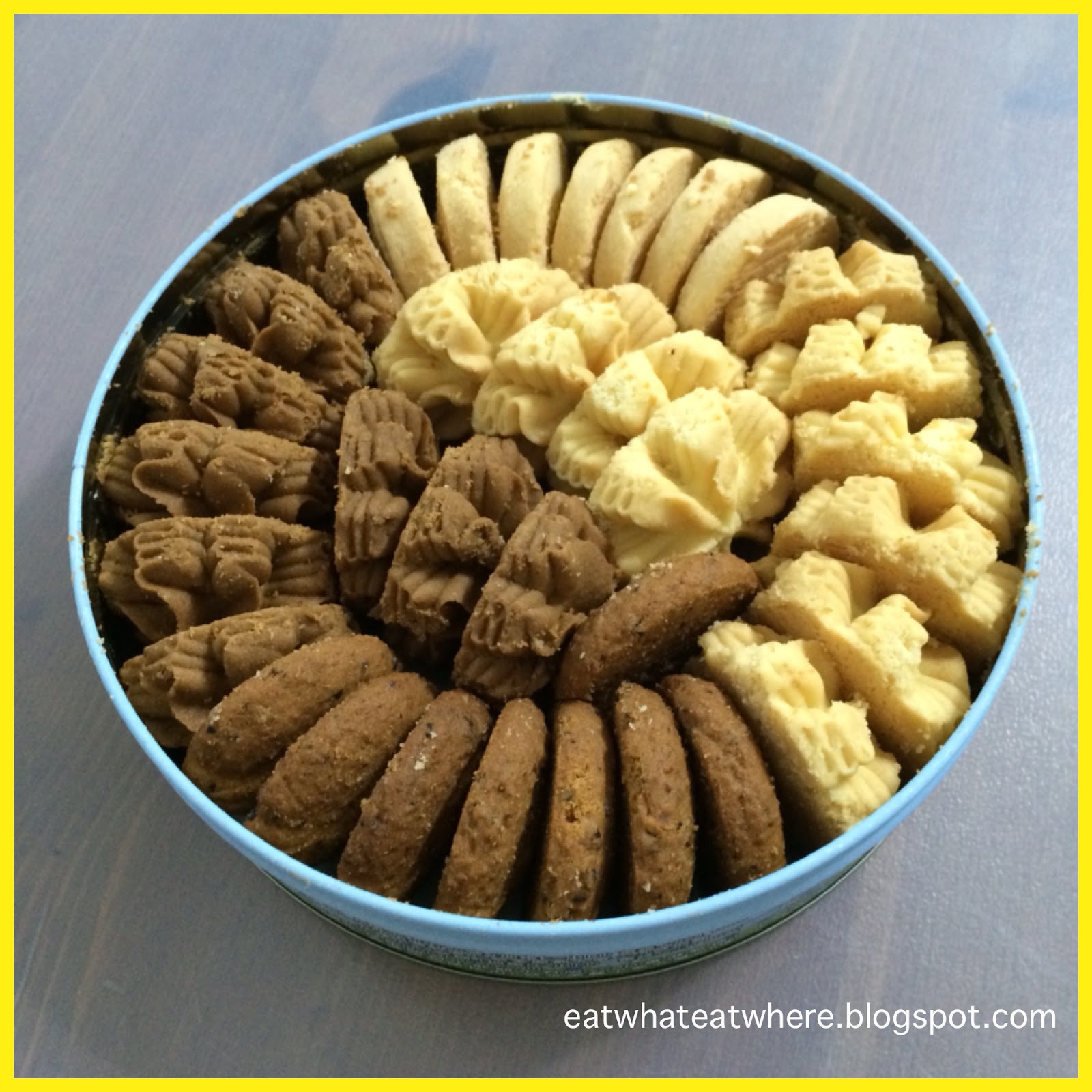 Eat what, Eat where? Just One Food 4 Mix Butter Cookies (from Hong Kong)