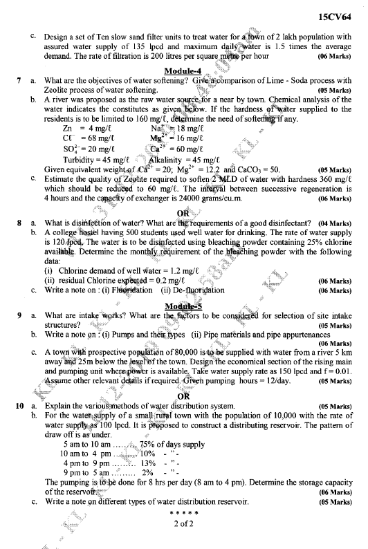Visvesvaraya Technological University B.E. Civil Engineering (CBCS