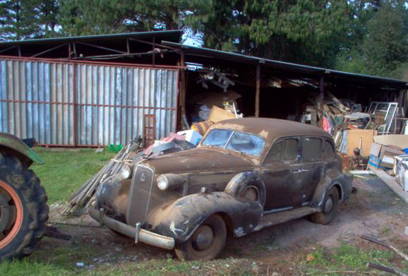 Just A Car Guy 1937 Lasalle Found In Barn In South Africa Before