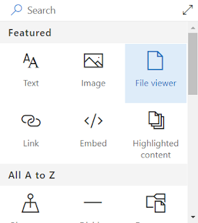 File Viewer Webpart Selection