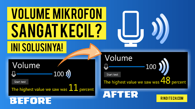 Volume Suara Mikrofon sangat kecil di PC Windows? Ini Solusinya