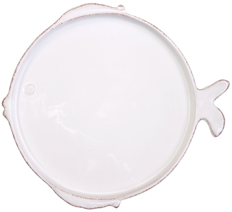 White Fish Dinner Plates