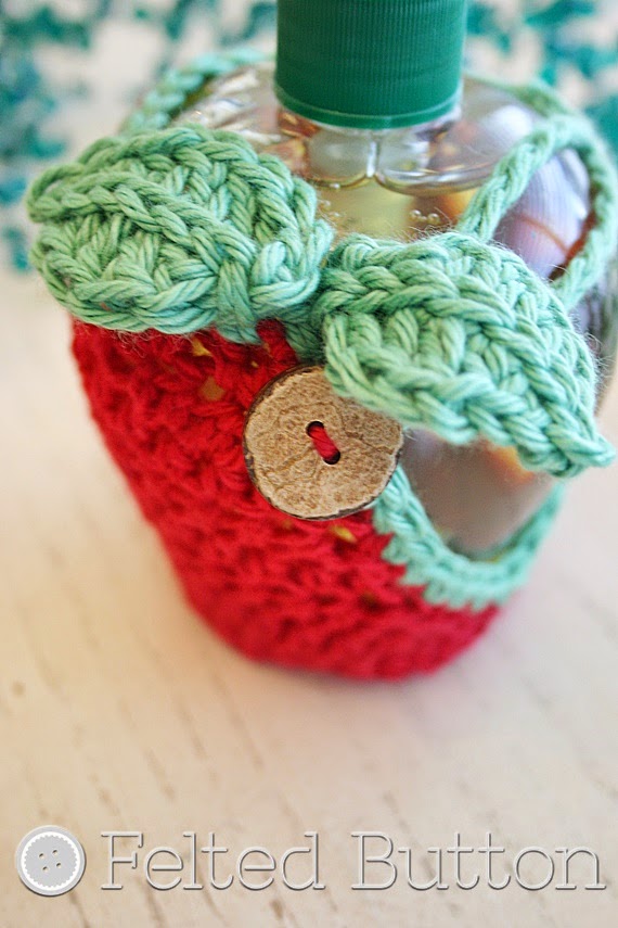 Cozies for Apple Soap Dispensers -- Perfect 2-in-1 gift for teachers and neighbors