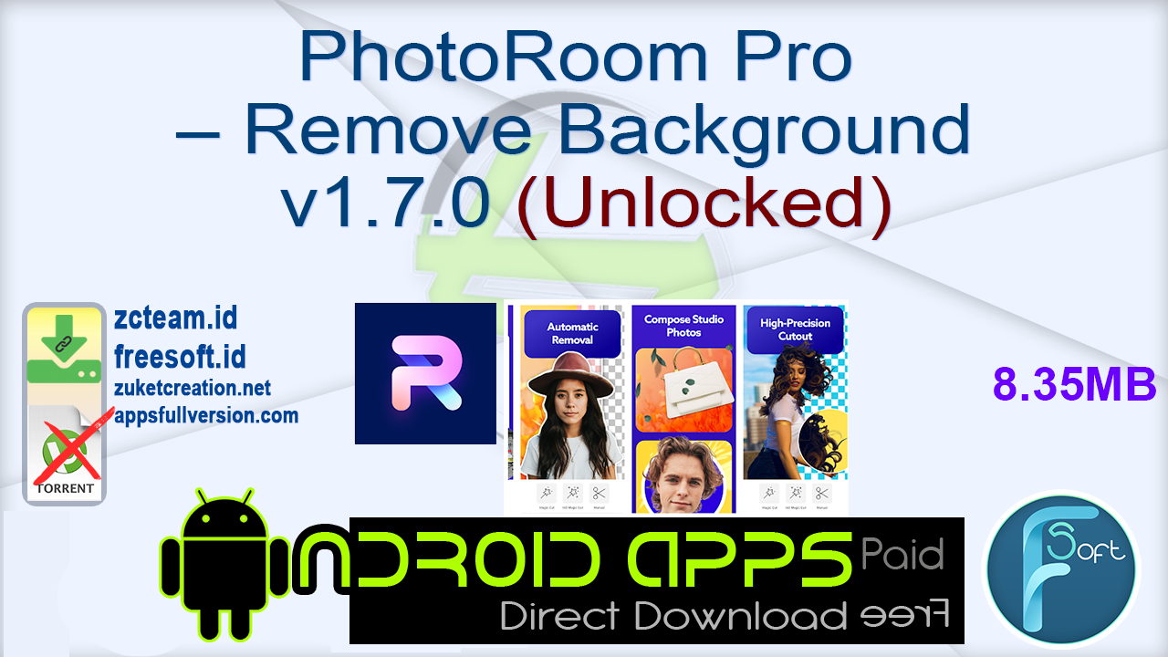 PhotoRoom Pro Remove Background v1.7.0 (Unlocked) Free Software Download